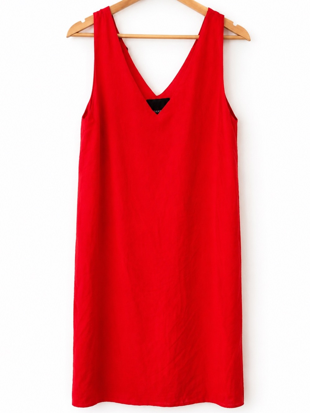 Cynthia Rowley 100% Silk Red Shift Dress Sz 8 Autumn Wedding Guest